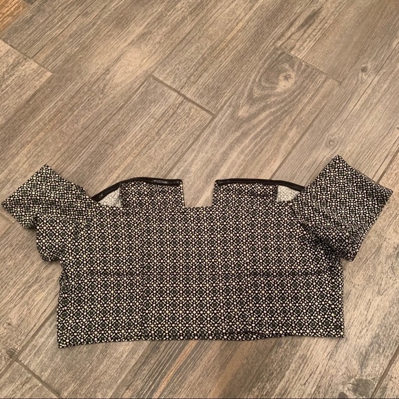 Free People Lucky Now Brami Off Shoulder Crop Top - Picture 10 of 11